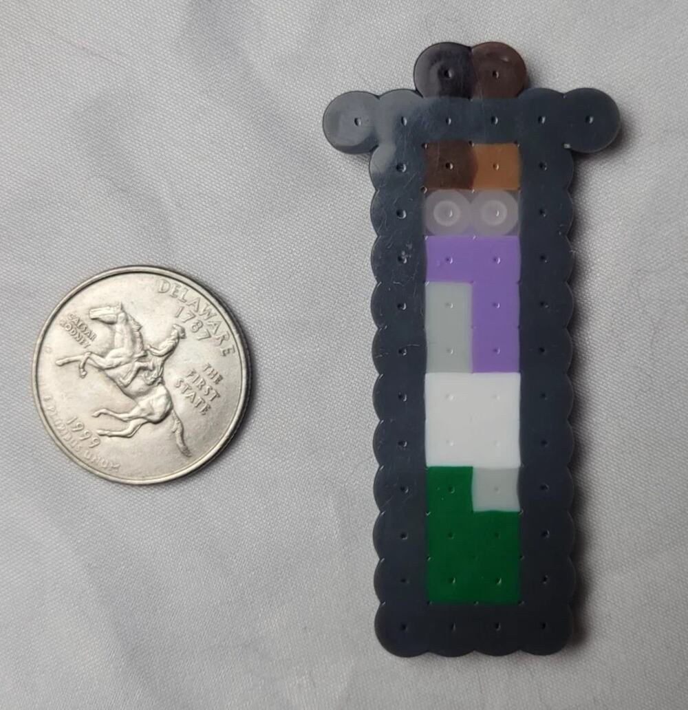 Genderqueer LGBT Potion Perler Pixel Art